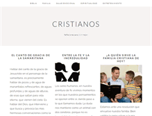 Tablet Screenshot of cristianos.com